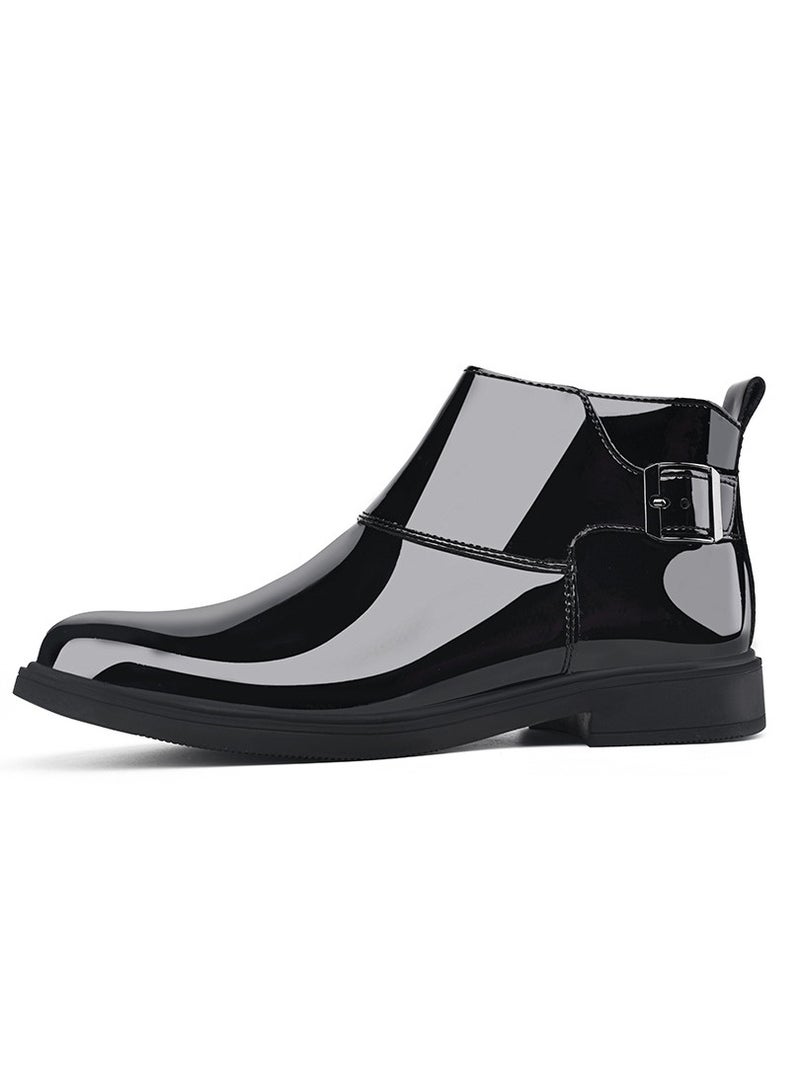 KUYING New Men's Casual Leather Boots  - Image 1