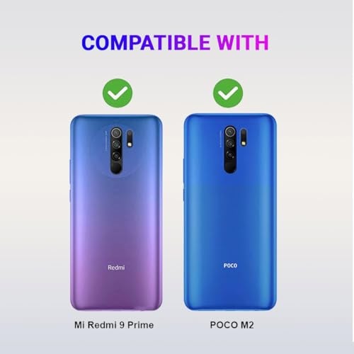 LIRAMARK Silicone Soft Back Cover Case for Xiaomi Poco M2 / Redmi 9 Prime (Silicone Green) - Image 2