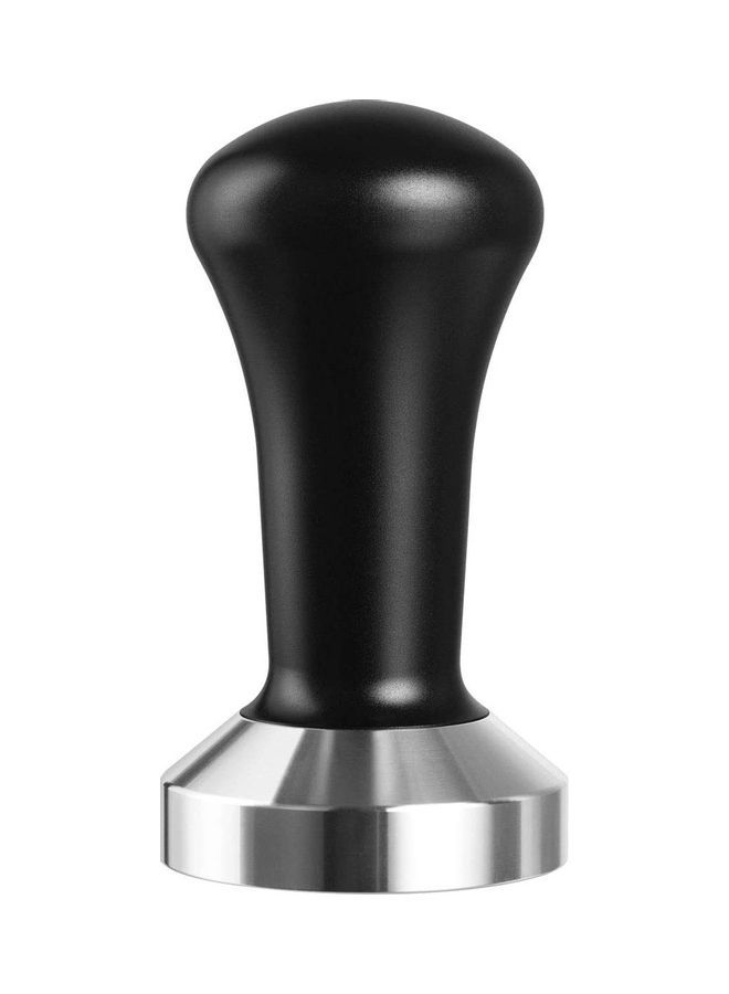 NIBEMINENT Coffee Pressed Powder Hand Tamper Black/Silver