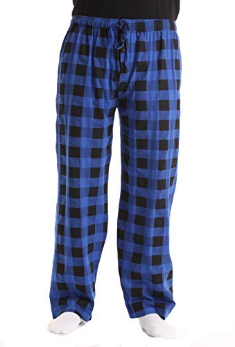 At The Buzzer Mens Buffalo Plaid Pajama Pant 14505-1C-ROY-M - Image 1
