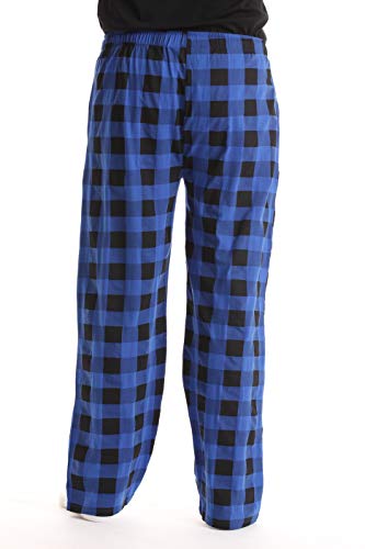 At The Buzzer Mens Buffalo Plaid Pajama Pant 14505-1C-ROY-M - Image 3