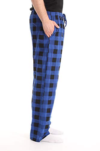 At The Buzzer Mens Buffalo Plaid Pajama Pant 14505-1C-ROY-M - Image 2