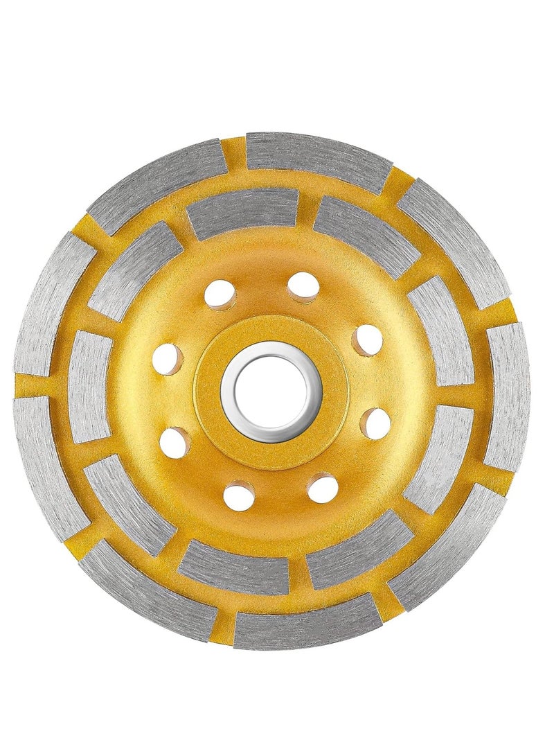 SYOSI Concrete Stone Ceramic Turbo Diamond Grinding Cup Wheel, Wheels Heavy Duty for Cement Marble Rock Granite Surface Aggressive Polishing 115mm - Image 2