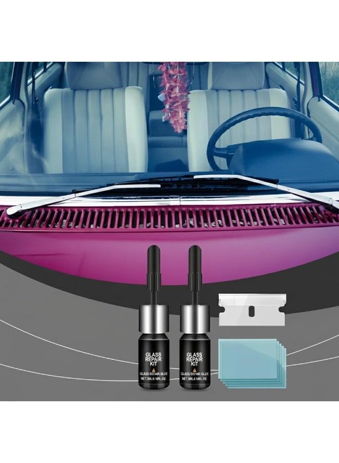 Car Windscreen Repair Kit for Chips, Cracks & Scratches, Auto Glass Repair Glue - Image 3