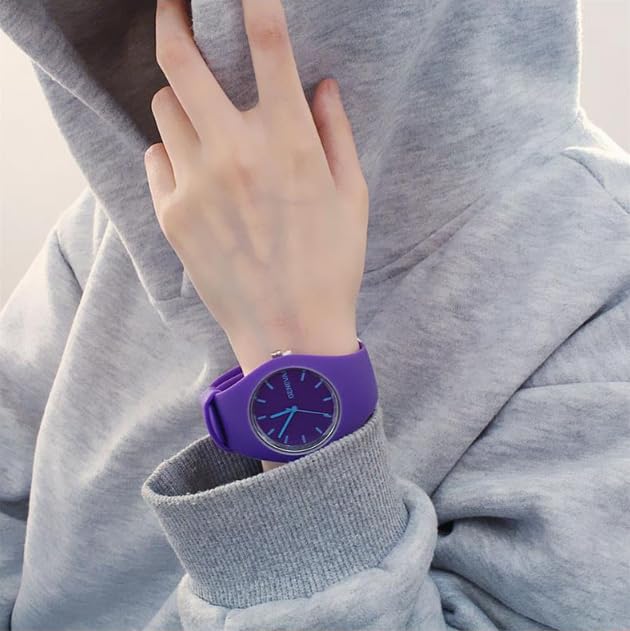 CdyBox Men Women Silicone Band Wristwatches Jelly Colorful Wrist Watch Analog Sports Watch Wholesale (10 Pack) - Image 5