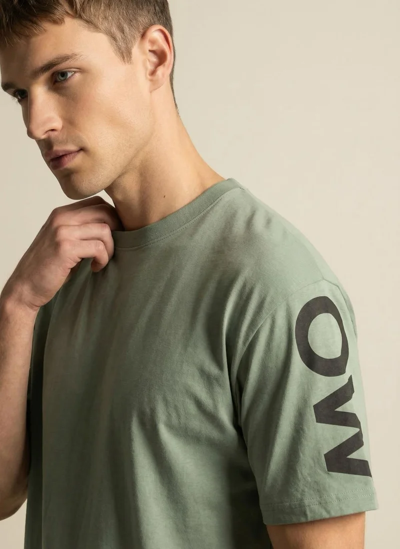 Nobero Slit Green Nobero  Relaxed Fit Co-ord Set for Men for Men | Best Price UAE