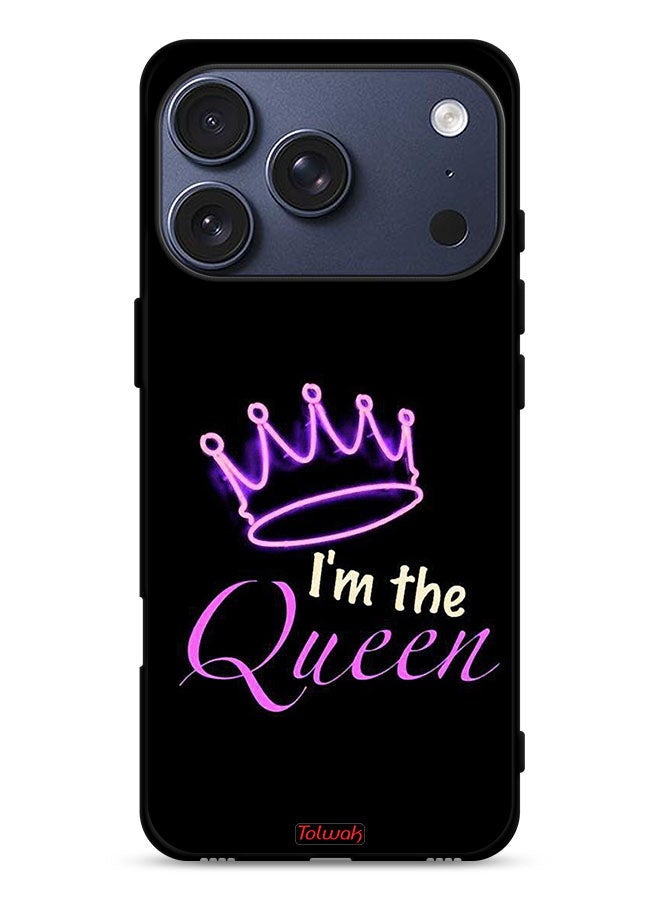 Tolwak Apple iPhone 17 Pro Protective Case Cover I Am The Queen - Image 1