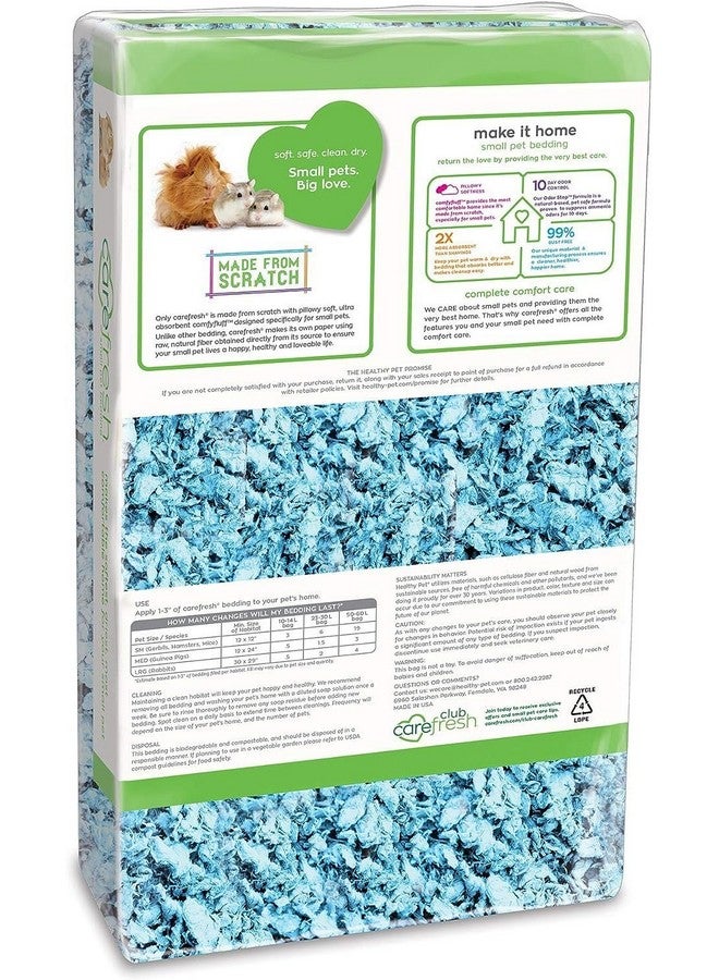 carefresh 99% Dust-Free Blue Natural Paper Small Pet Bedding with Odor Control, 23 L - Image 2