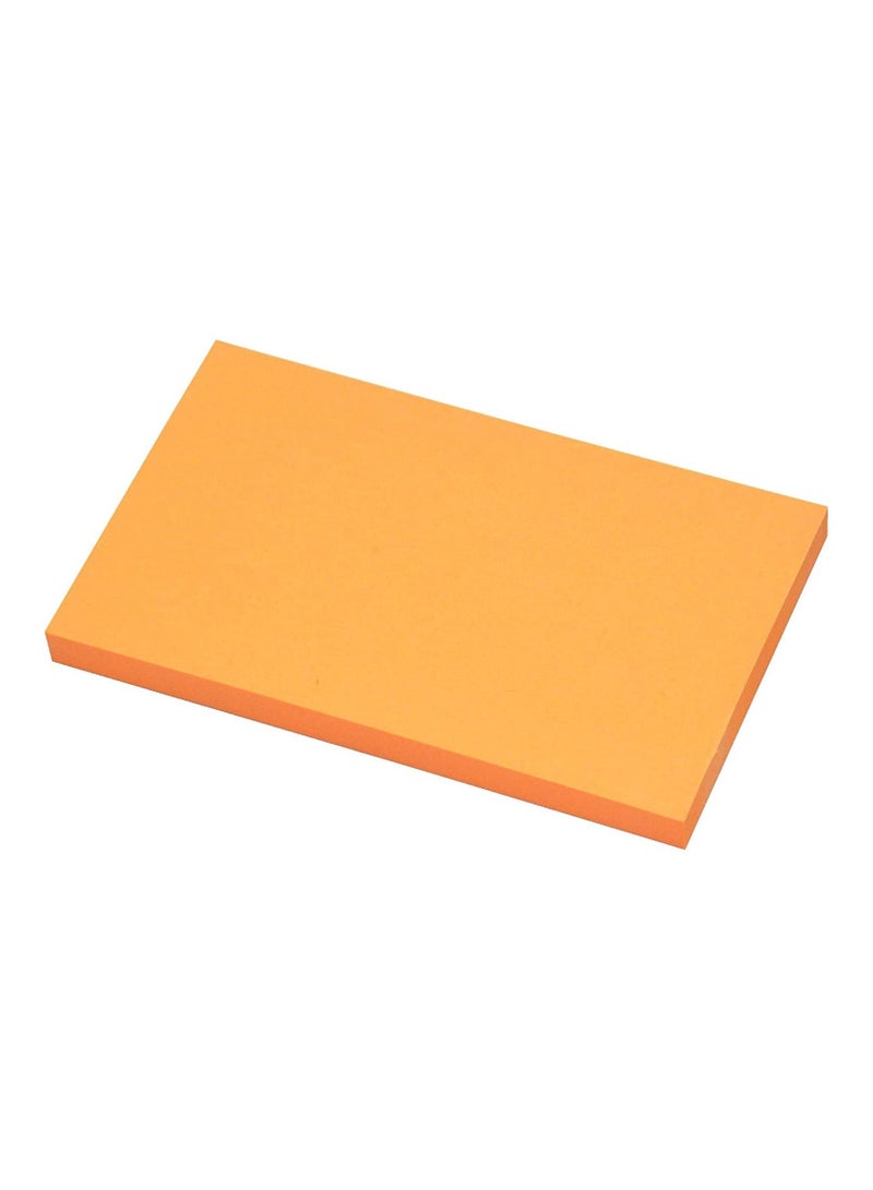 FIS Sticky Note, Fluorescent Orange Colours, Size 3 x 5 Inch, 100 Sheets, Quantity per Pack 12 - FSPO35FOR