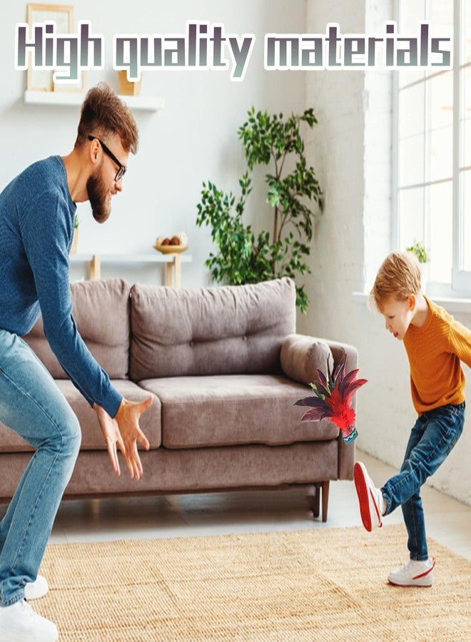 Pmeixcy 3 كرات ريش دجاج، جيانزي، كرات ركل صينية تقليدية، كرات ريش صينية، كرة ريش كبيرة للأطفال، بناء الفريق في رياض الأطفال - Image 5