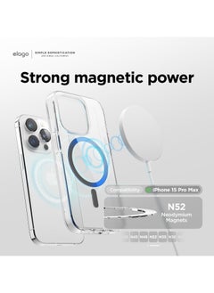 Elago Magnetic Hybrid for iPhone 15 Pro MAX Case Cover with MagSafe  - Image 2