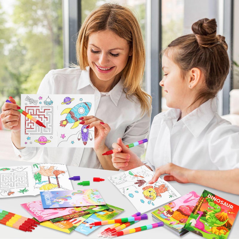 BenLouis Coloring Books Party Favors Bulk Mini Coloring Books for Kids Ages 4-8-12 Small Activity Books For Birthday Party Gifts Goodie Bags Stuffers Classroom Travel Activityï¼ˆ24pcs Classicï¼‰ - Image 4