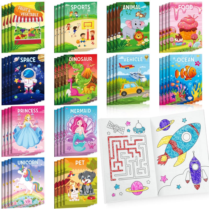 BenLouis Coloring Books Party Favors Bulk Mini Coloring Books for Kids Ages 4-8-12 Small Activity Books For Birthday Party Gifts Goodie Bags Stuffers Classroom Travel Activityï¼ˆ24pcs Classicï¼‰ - Image 1