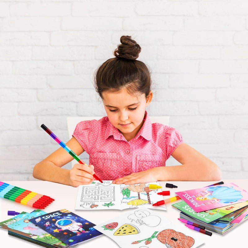 BenLouis Coloring Books Party Favors Bulk Mini Coloring Books for Kids Ages 4-8-12 Small Activity Books For Birthday Party Gifts Goodie Bags Stuffers Classroom Travel Activityï¼ˆ24pcs Classicï¼‰ - Image 5