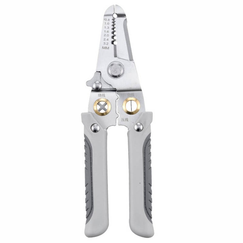 Stainless Steel Multifunctional Wire Stripping Pliers YF089B built-in spring with knife edge