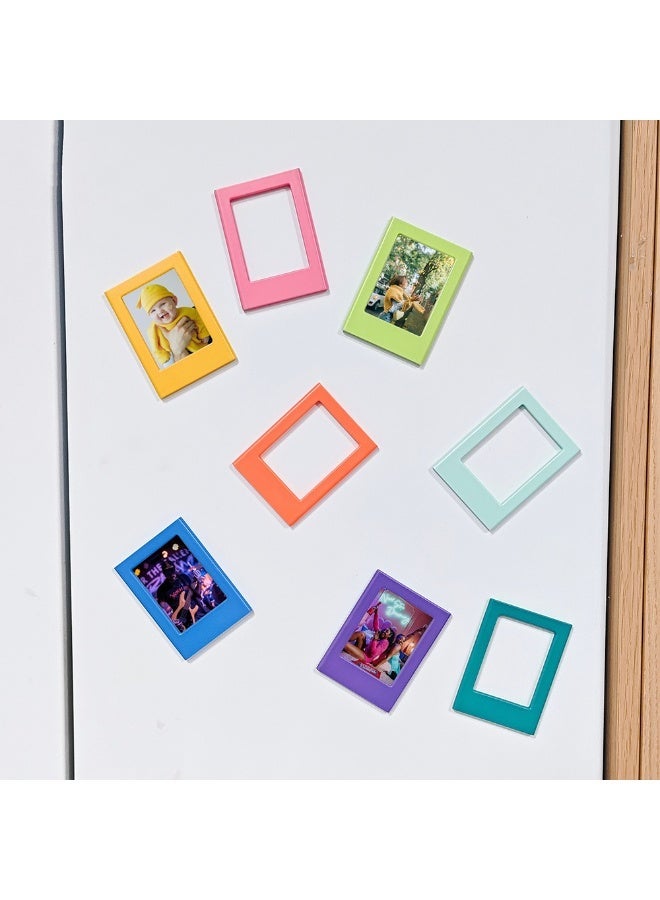 10 Packs Fridge Magnetic Frame for Polaroid 3inch Mini Picture Frames for Fujifilm Instax Mini, Refrigerator Magnet Picture Display Frame For Desk Metal Door Cabinet Decor - Image 3