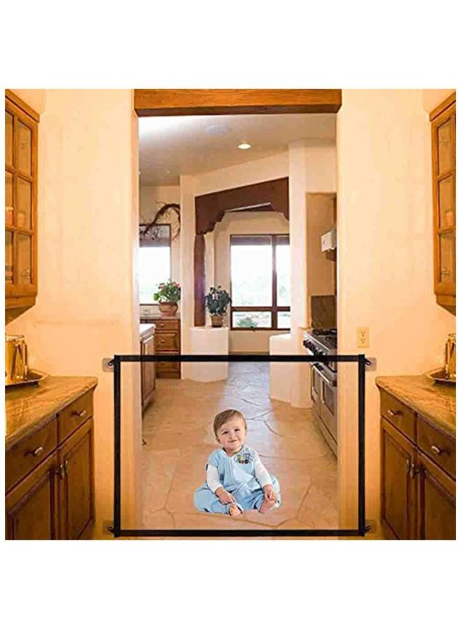 Yameem Retractable Baby Gate, Mesh Safety Gate for Babies and Pets - Image 1
