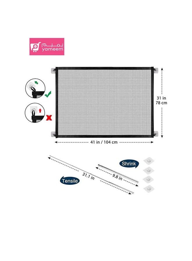 Yameem Retractable Baby Gate, Mesh Safety Gate for Babies and Pets - Image 4