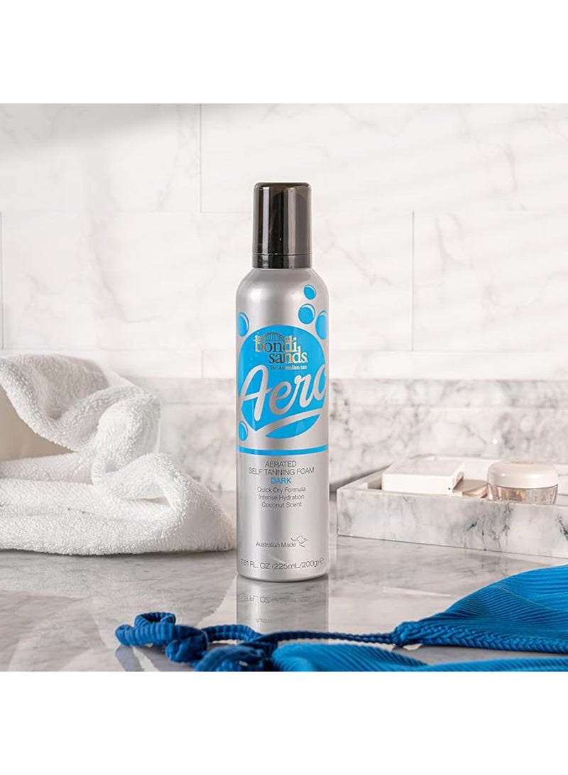 BONDI SANDS Effortless Dark Aero Self Tanning Foam - Fast-Absorbing Mousse Formula for a Rich, Natural-Looking Tan without Streaks (225 ml) - Image 5