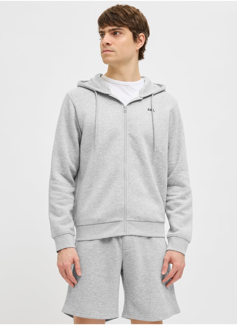 JJ Rebel Jrebrebel Logo Zip Through Hoodie  - Image 1