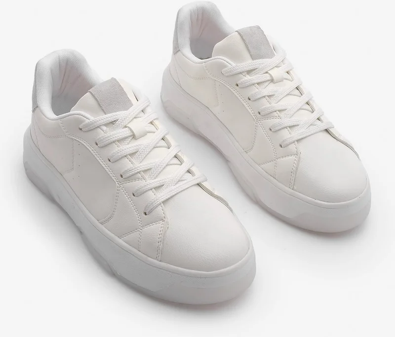 مارجين Margin Women's Sneaker Thick Sole Stitch Detailed Sports Shoes Aletta