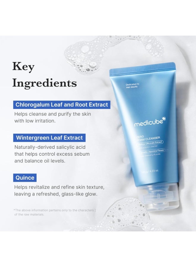 MediCube Zero Foam Cleanser for Skin Cleansing and Pore Care - 120g - Image 3