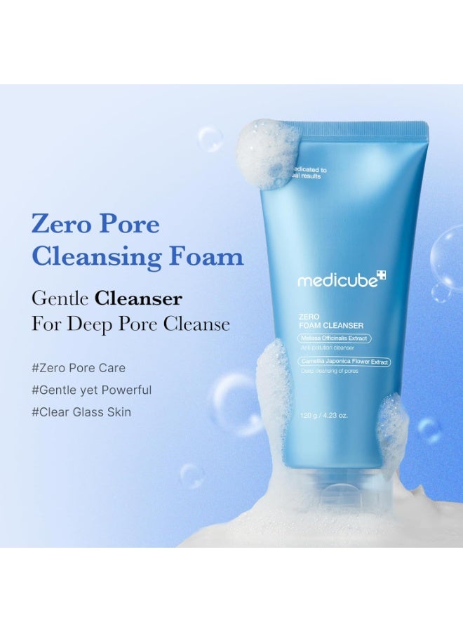 MediCube Zero Foam Cleanser for Skin Cleansing and Pore Care - 120g - Image 4