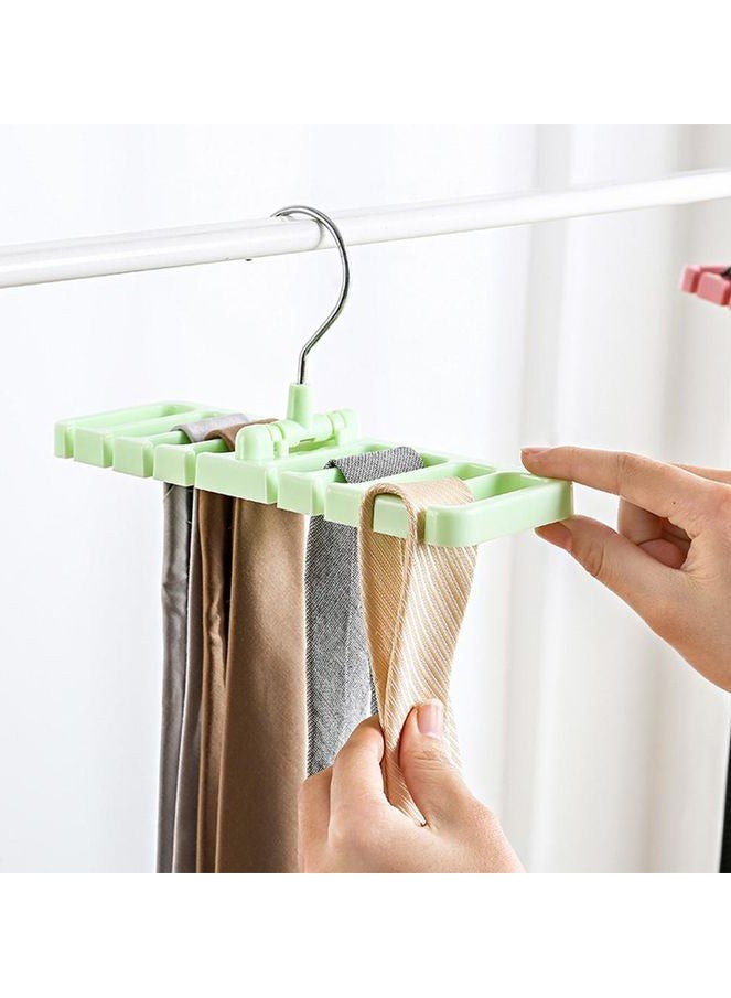 Rotating belt and tie hanger to keep them from wrinkling Belt and tie hanger  Rotating tie organizer  Closet tie and belt rack  Multi-purpose hanger  Tie holder for closet  Belt storage hanger  Anti-wrinkle tie hanger  Swivel tie belt hanger - Image 1