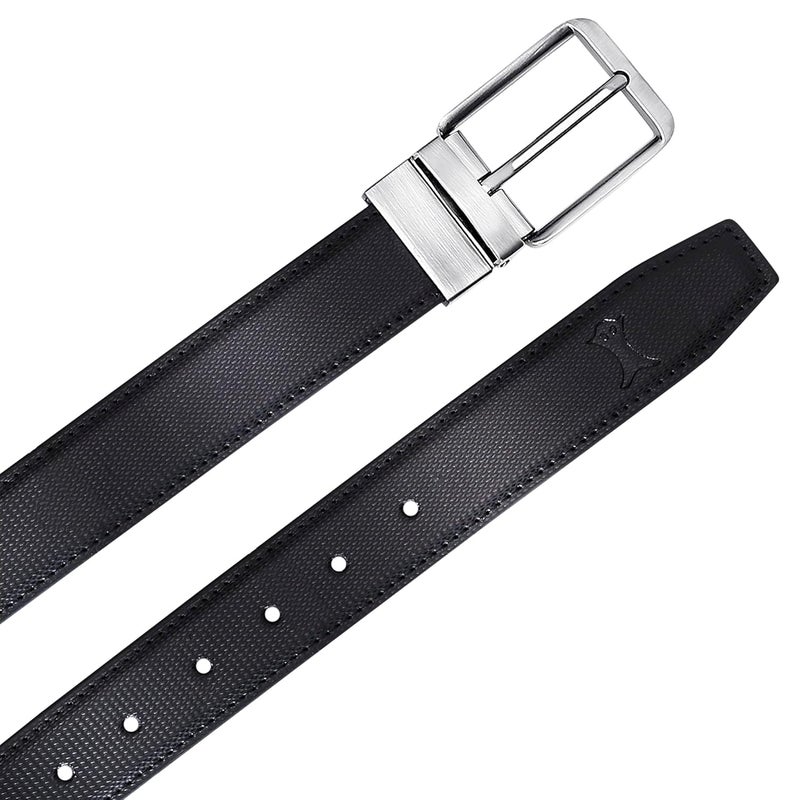 CREATURE Pu-Leather Formal/Casual Reversible Belt For Men/Boys (Color-Black/Brown||BL-02) - Image 5