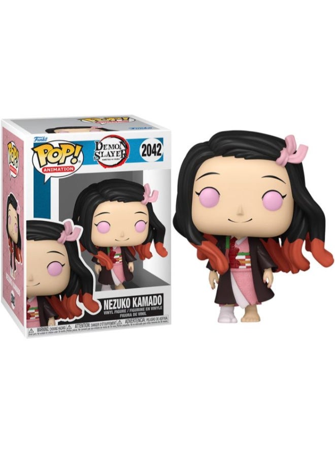 Funko Pop! Animation: Demon Slayer - Nezuko (Smiling) Vinyl Figure - Image 1