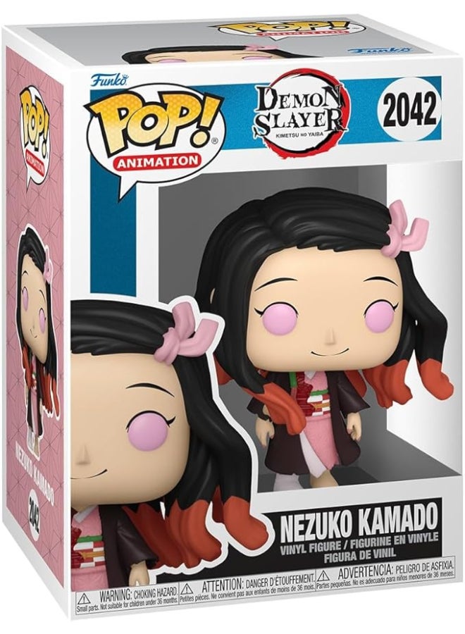 Funko Pop! Animation: Demon Slayer - Nezuko (Smiling) Vinyl Figure - Image 2