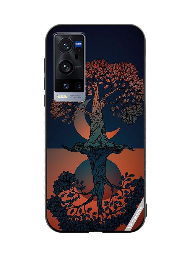 VR CREATIVE Protective Case Cover For Vivo X60 Pro Plus Tree Design Multicolour - Image 1