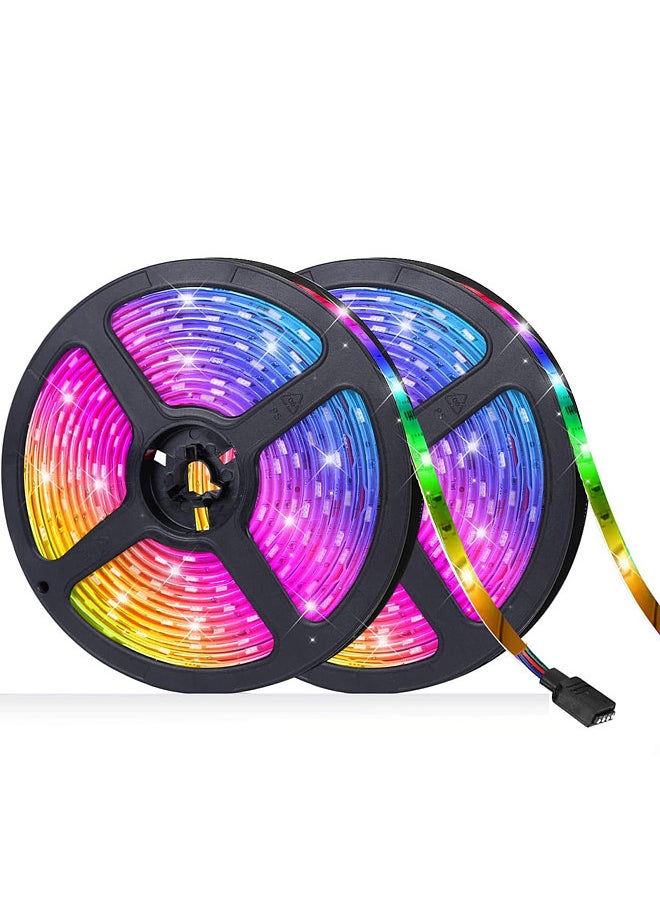 Generic - RGB LED Strip Lights 20M 600LEDs 5050RGB Light Strip LED Tape Light APP Control Adjustable Brightness Timing Function for  Party Bar Home Decor - Image 1