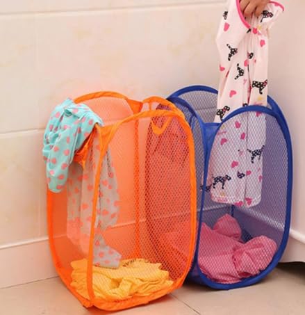 Auraaq Folding Laundry Basket Large Laundry Hamper With Ventilation Collapsible Freestanding Clothes Hamper Storage Basket for Bedroom Bathroom Pack of 1 - Image 3