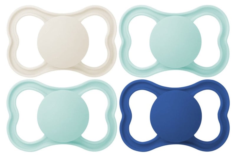 MAM Air Matte Pacifiers, Binky for 16+ Months, BPA-Free Silicone Nipple, Ideal for Sensitive Skin & Breastfed Newborns, Easy to Clean, Developed with Medical Experts, 2 Count Binkies - Image 1