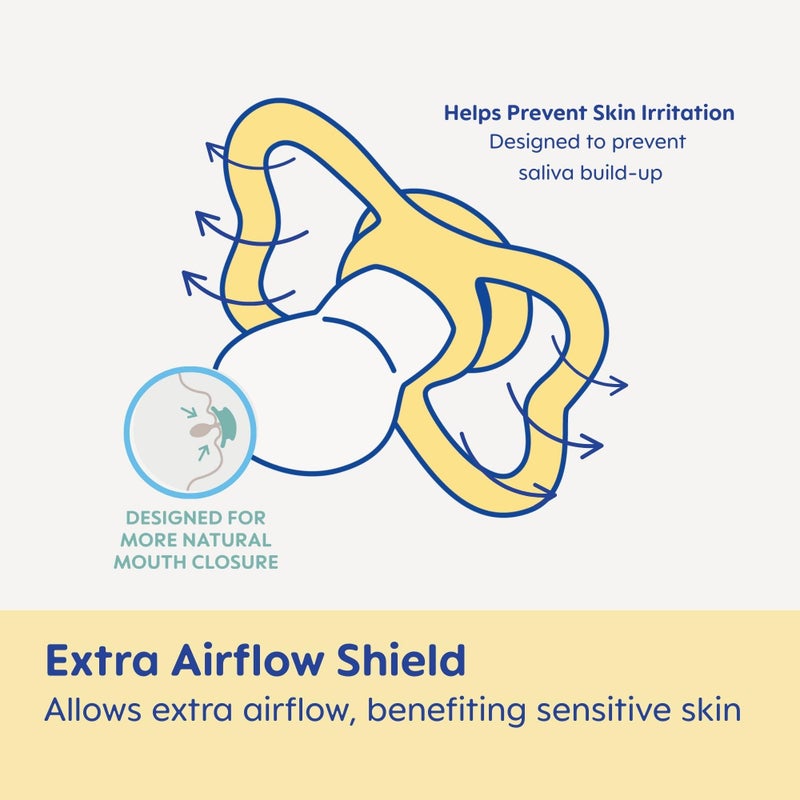 MAM Air Matte Pacifiers, Binky for 16+ Months, BPA-Free Silicone Nipple, Ideal for Sensitive Skin & Breastfed Newborns, Easy to Clean, Developed with Medical Experts, 2 Count Binkies - Image 3