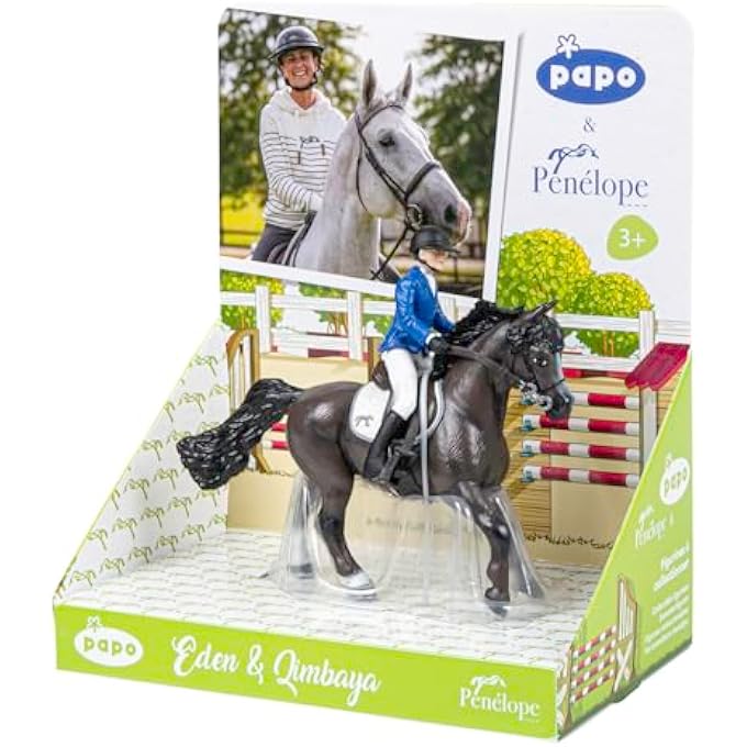 Papo - Hand-painted figurine - Eden and Qimbaya - Horse World - Collectible - for Children - Boys and Girls - from 3 years - Image 4
