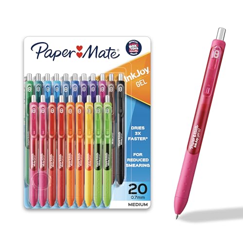 Paper Mate InkJoy Pens Gel Pens Medium Point (0.7mm) Assorted 20 Count - Image 1