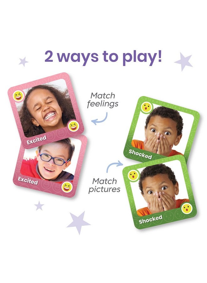 hand2mind hand2mind Express Your Feelings Memory Match Game, Emotion Cards, Matching Game, Emotional Intelligence for Kids, Play Therapy Games for Kids, Social Emotional Learning Activities, Social Skills Games - Image 4