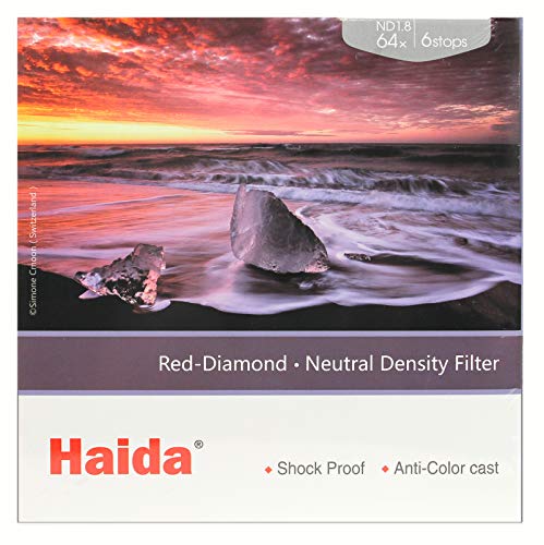 Haida Red Diamond Shockproof Filter 100mm ND64 1.8 6 Stop ND Nanopro Coated Optical Glass HD4270 - Image 5