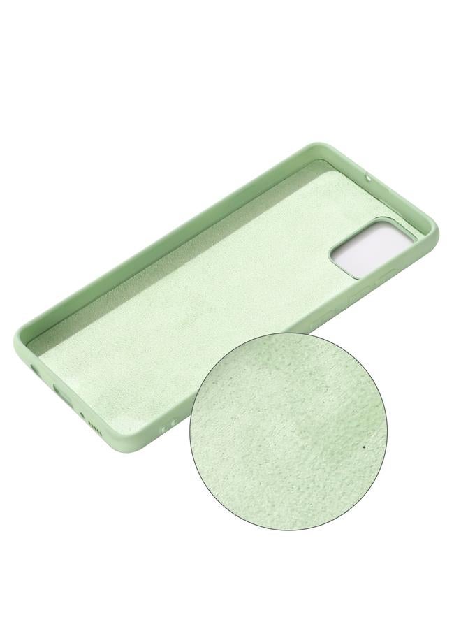 S-TOP Case For Galaxy A71 5G Solid Color Liquid Silicone Dropproof Full Coverage Protective Case - Image 3