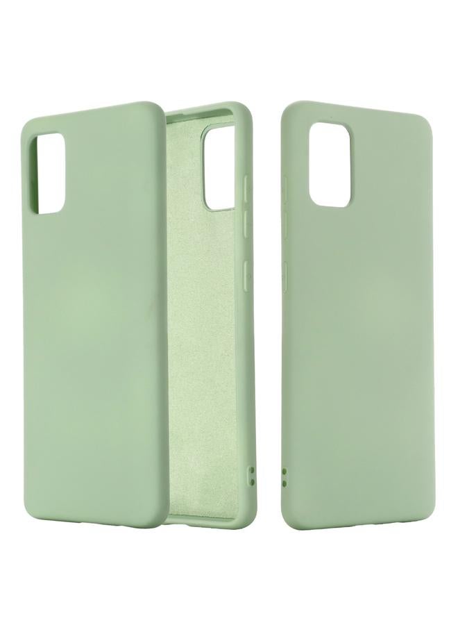 S-TOP Case For Galaxy A71 5G Solid Color Liquid Silicone Dropproof Full Coverage Protective Case - Image 1