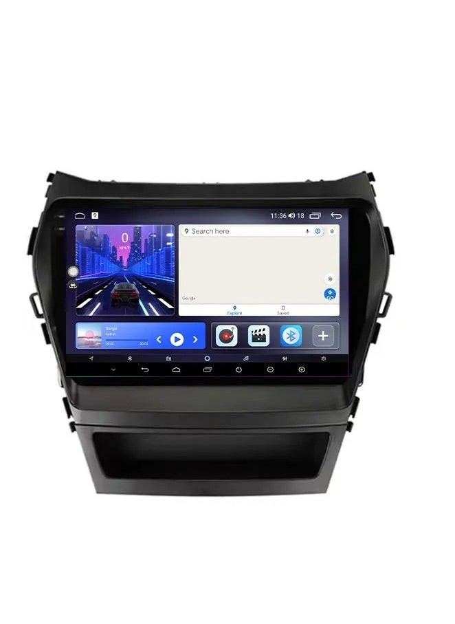 2013-2017 Hyundai SantaFe screen is part of the car's infotainment system. It runs on Android and supports features like Apple CarPlay and Android Auto, allowing you to easily connect your smartphone. It also offers a high resolution of up to 1080 pixels, making it excellent for displaying information and maps clearly.