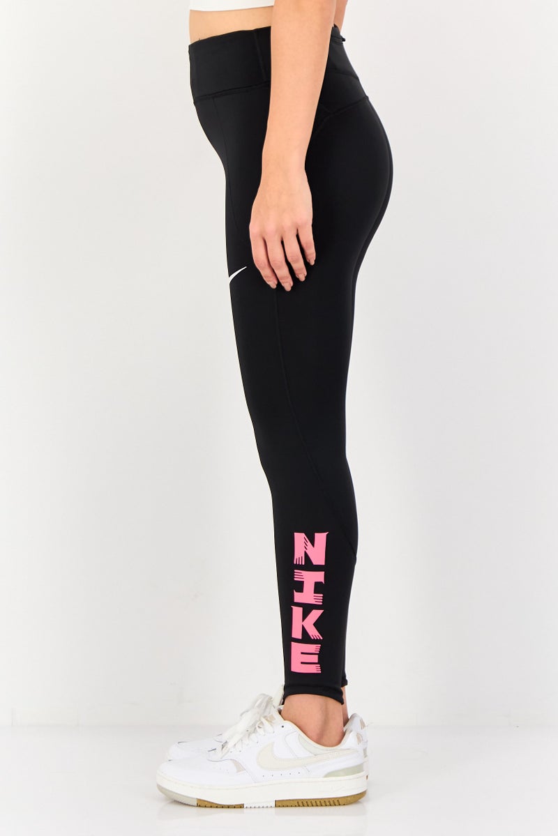 Nike ليجنز ضيقة للنساء للجري 7/8، أسود - Image 3