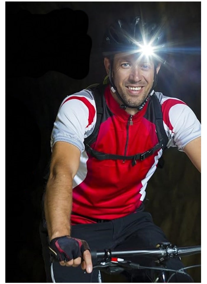 Generic 2Pack LED Headlamp - Outdoor Camping Head Lamps with Adjustable Headband - Lightweight Battery Powered Bright Flashlight Headlight with 7 Modes and Pivotable Head and Red Light  - Image 2