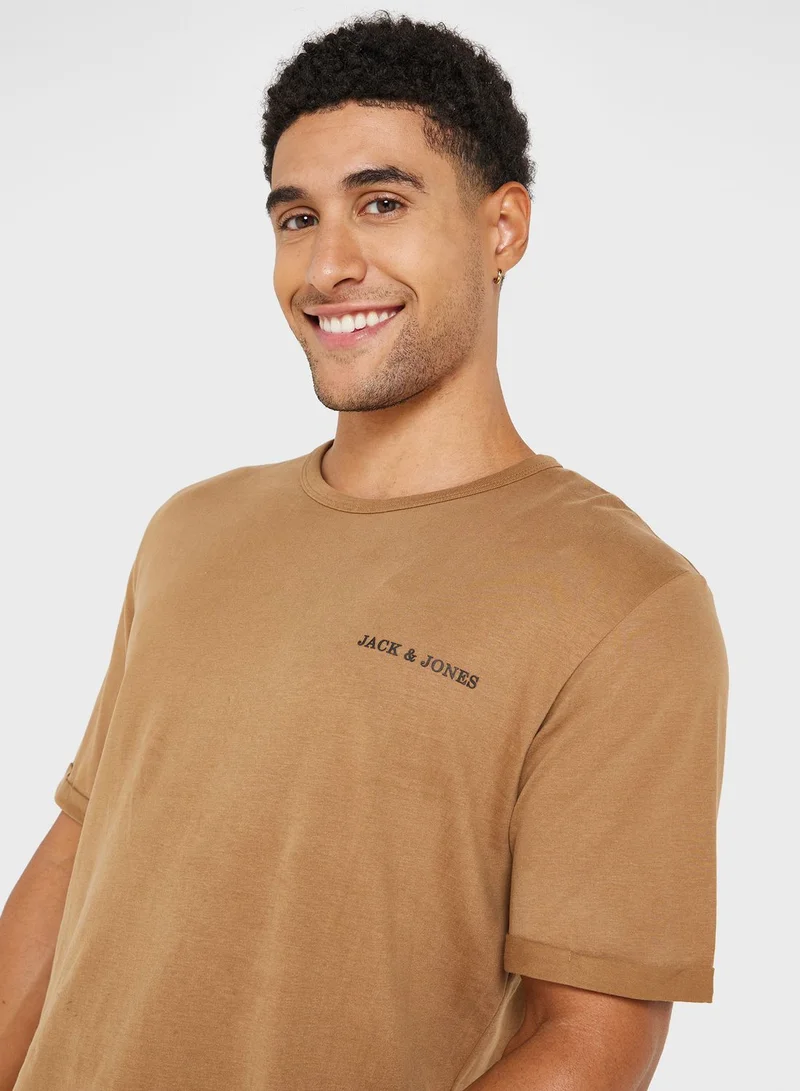JACK & JONES Logo Crew Neck T-Shirt