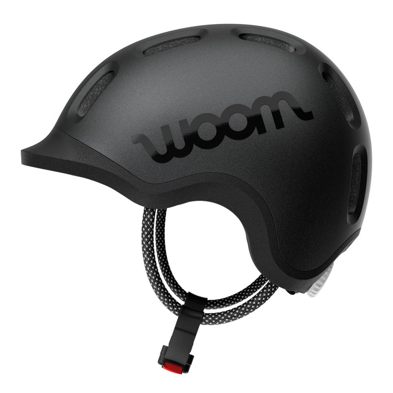 woom Ready Kids' Helmet, Adjustable Pinch-Free Children's Helmet with Reflective Details for Bicycle Riding, Roller Skating & Scooting, for Boys & Girls (Ages 1-14) - Charcoal Metallic - Small - Image 3