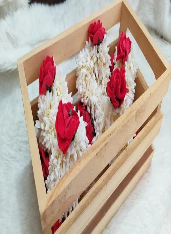 دبابيس شعر WECROO على الطراز الكوري الأنيق، مزينة باللؤلؤ غير اللامع، للنساء والفتيات، ربطات شعر ناعمة، علبة إكسسوارات شعر للأطفال، فيونكة شعر جميلة للفتيات والأطفال (متعددة الألوان، عبوة من قطعتين (غاجرا حمراء)) - Image 5