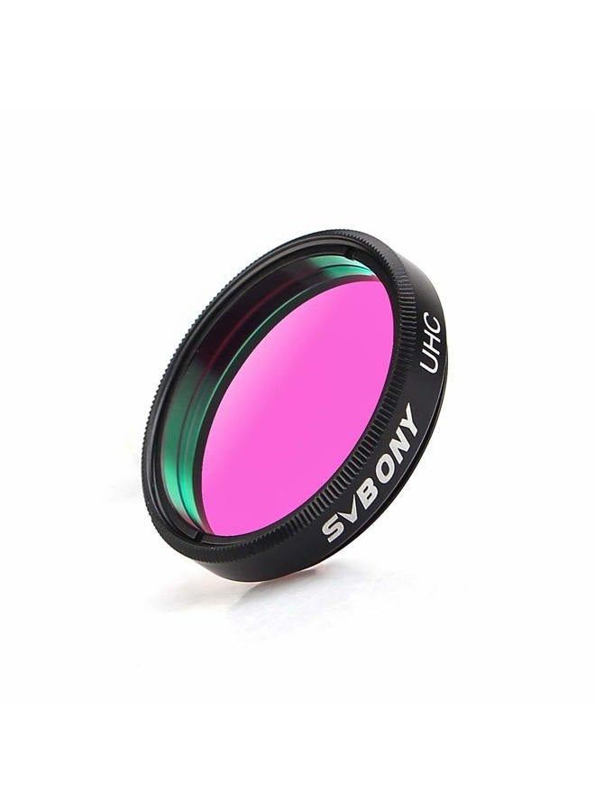 SVBONY 1.25" UHC Filter Astrophotography to Improve the Image Contrast Reduces Light Pollution (1.25 inch) - Image 1