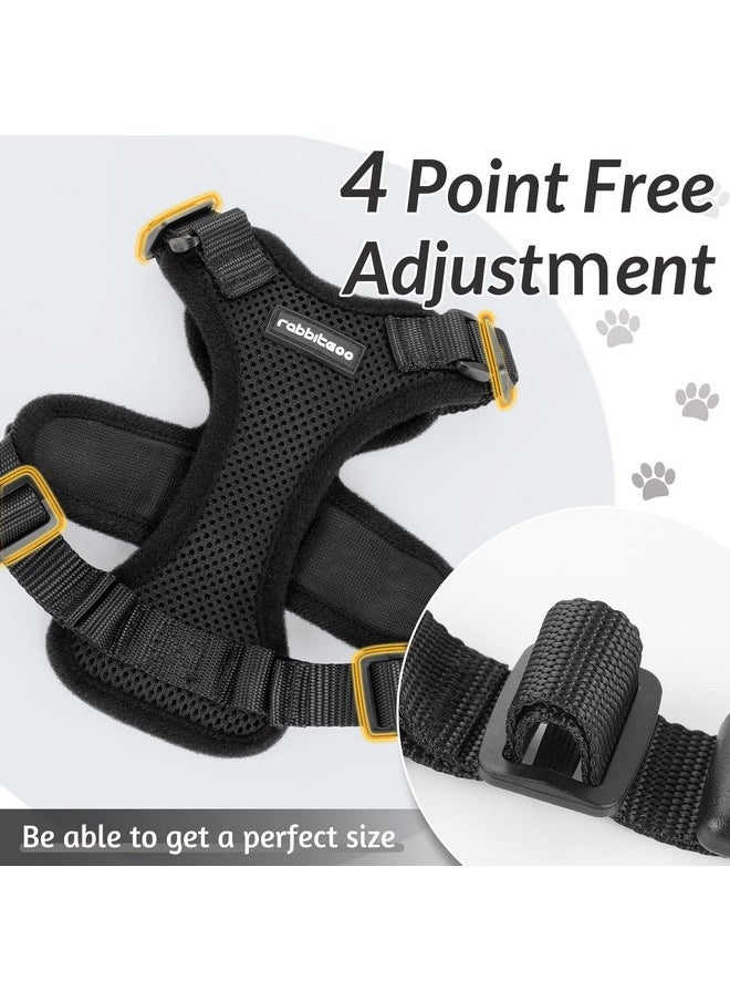 Rabbitgoo rabbitgoo Cat Harness and Leash for Walking, Escape Proof Soft Adjustable Vest Harnesses for Cats, Easy Control Breathable Reflective Strips Jacket, Black, XXS  - Image 2